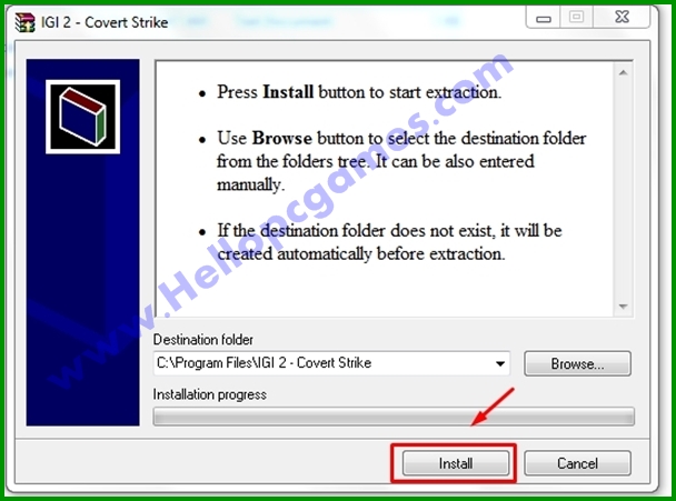 How to Install and Play I.G.I-2 Covert Strike PC Game - Step 3