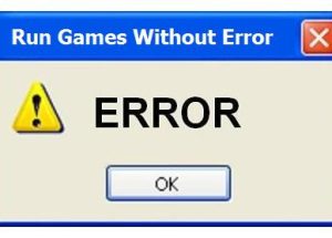 Required Software To Run Games Without Error