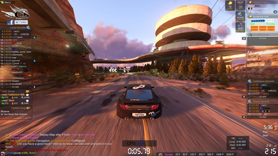 Trackmania 2 Canyon Game Screenshots