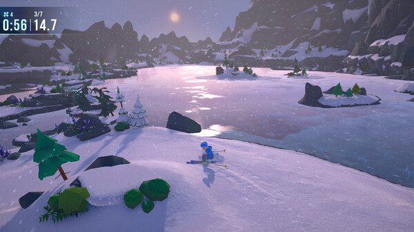 Lonely Mountains: Snow Riders Game Screenshot 2