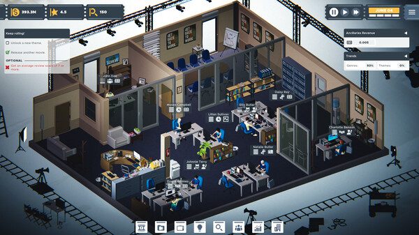 The Executive – Movie Industry Tycoon Screenshot, Full Version, PC Game, Download Free