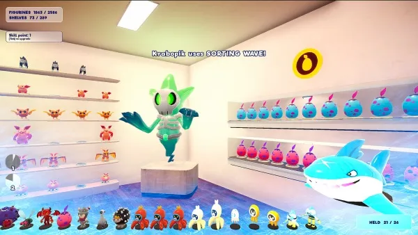 Monster Museum Tidy Up the collection Game Screenshot 02