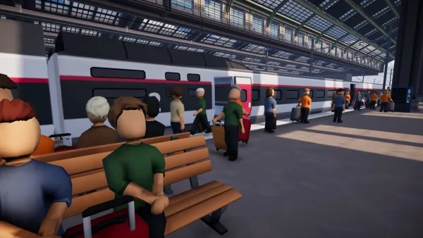 Train Station Tycoon Game Screenshot